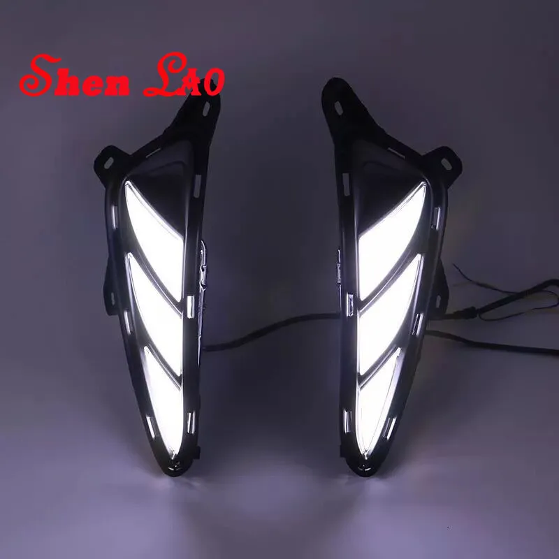Shenlao для Toyota CHR C-HR 2017 2018 светодиодный DRL дневного света дневной Противотуманные