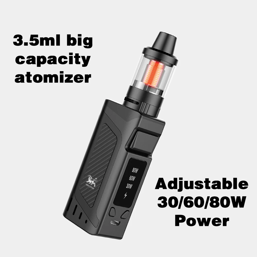 DOTENT VK Vape комплект Электронная сигарета 80 Вт стартовый 2000 мАч батарея мод 510