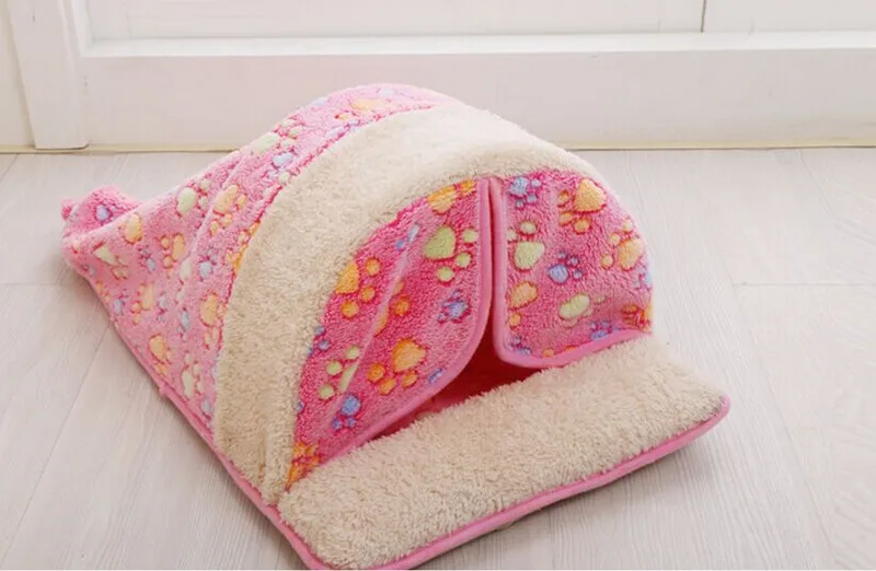 Лидер продаж пэт продукты теплый мягкий домик для кошки спальный мешок домашних