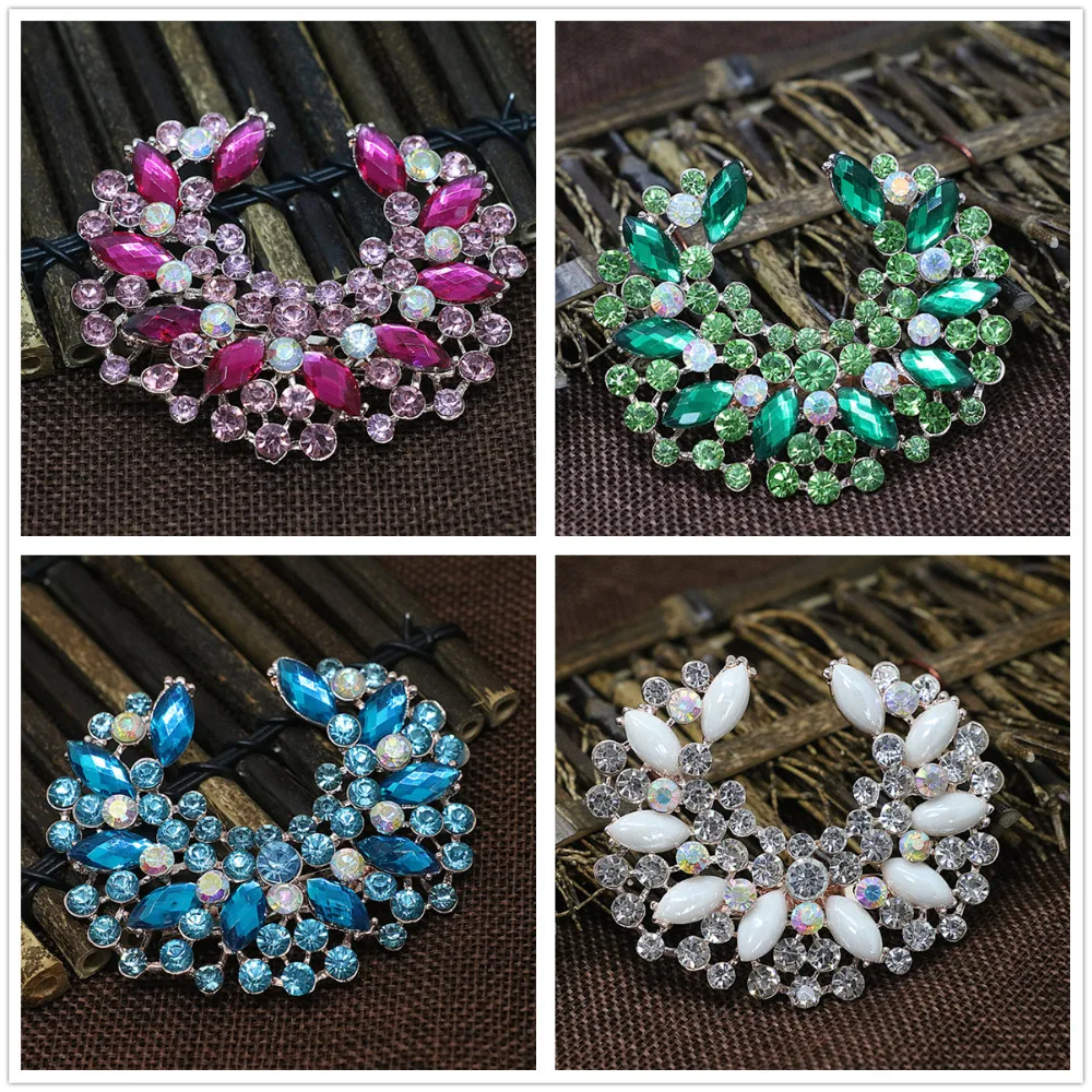 Уникальная брошь с большой луной из розового золота горячие продажи булавки со