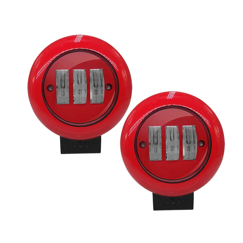 

1pair Automobile head lights Work lamp 12v 50w headlamp auxiliary lamp 6500K 4000lm car headlight fog lamp fit General models