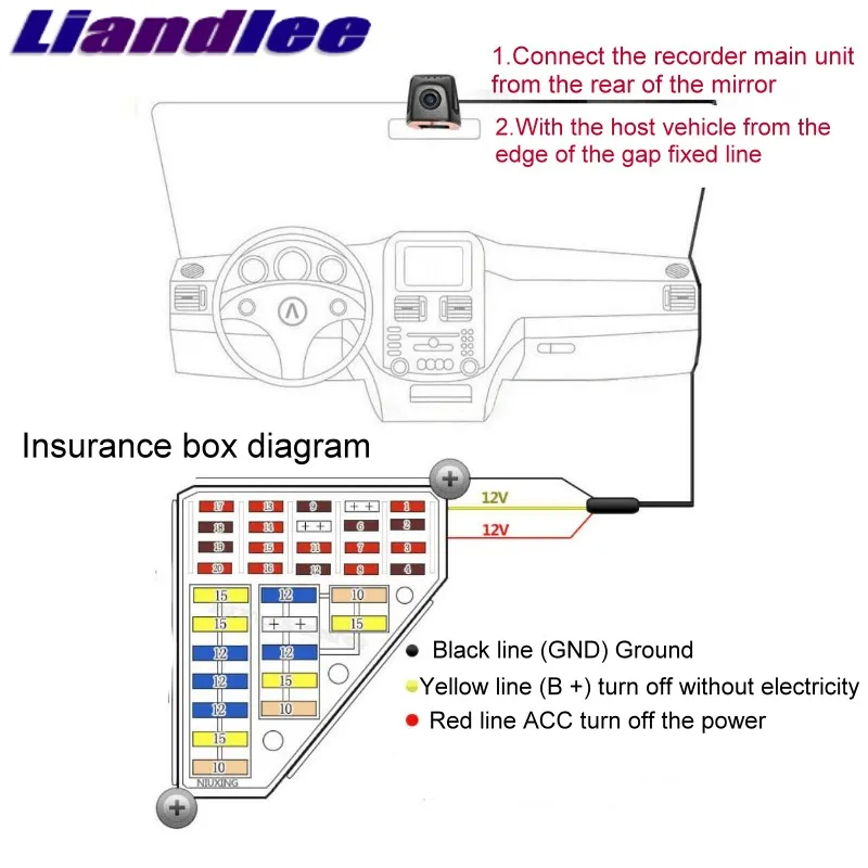 Liandlee для Land Rover LR Discovery 4 L319 LR4 2009 ~ 2016 Автомобильный видеорегистратор WiFi DVR