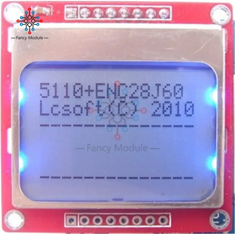 84X48 84*48 ЖК модуль с синей подсветкой Адаптер PCB для Nokia 5110 Arduino|module for arduino|module lcdmodule