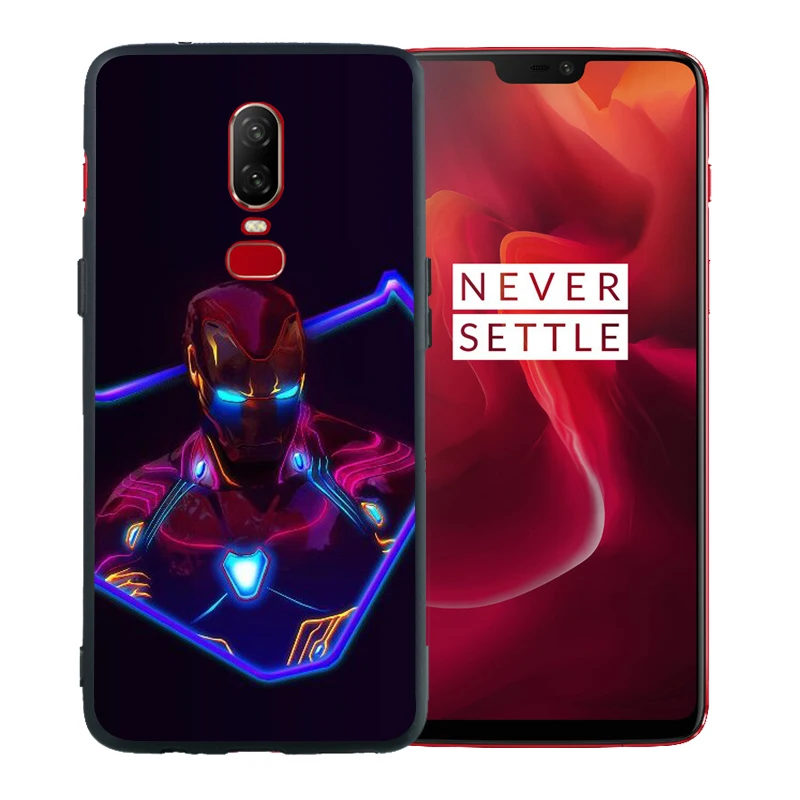 Чехол для Oneplus 6T 6 5 T чехол Etui крутой Marvel Мстители супер герои Дэдпул Человек-паук