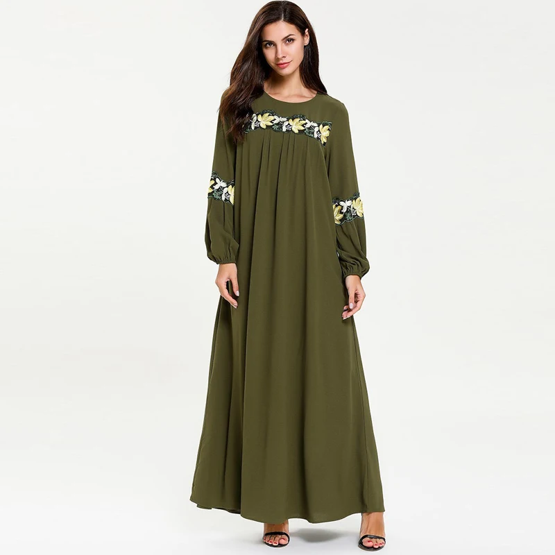 Женское платье кафель Eid Abaya мусульманское накидка в Дубае|Мусульманская одежда| |