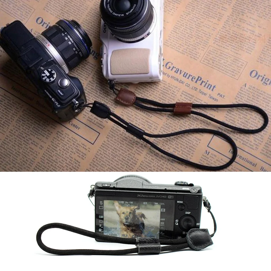 Универсальный роскошный кожаный ремешок на запястье для камеры Panasonic LX100 GM1 GX7 LX7 GF7