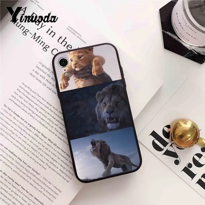 Yinuoda для iphone 7 XSMAX чехол Король Лев Simba идеальный чехол для телефона чехол для iphone 7X6 6S 8 Plus X 5 5S SE XR XS XSMAX