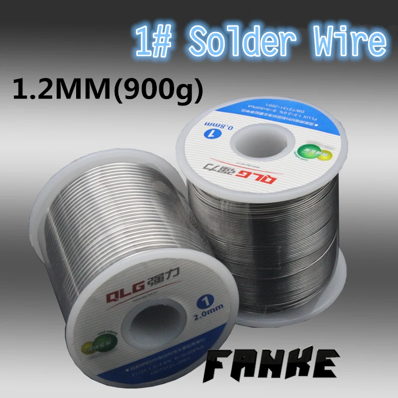 

900g/1pcs 1# 1.2mm Solder wire Melt Rosin Core Soldering Welding 50%Tin 50%Lead