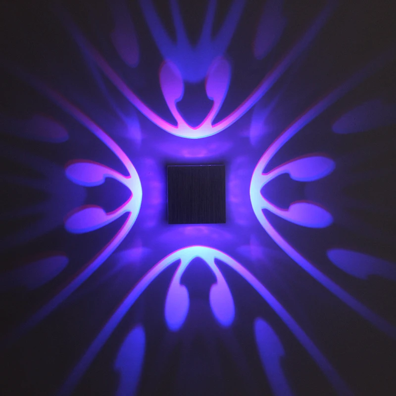 СВЕТОДИОДНЫЙ ночник в стиле ретро с бабочкой, 3 Вт, RGB, лофт, декор для спальни, ночные светильники для дома, настенный фонарь