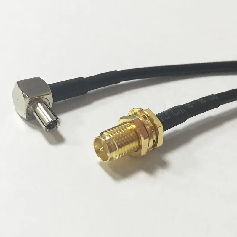 Кабель с гайкой и штекером SMA для TS9 кабель прямым углом поворота 3G 4G HUAWEI ZTE USB модем