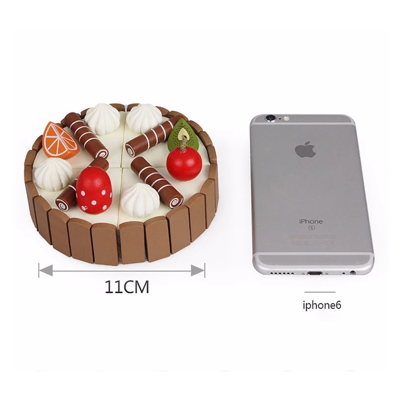 

DIY Pretend Play Cake Kitchen Food Toys Cocina De Juguete Toy Girls Gift for Children Pretend Kitchen Toys Pretend Cutting Cake