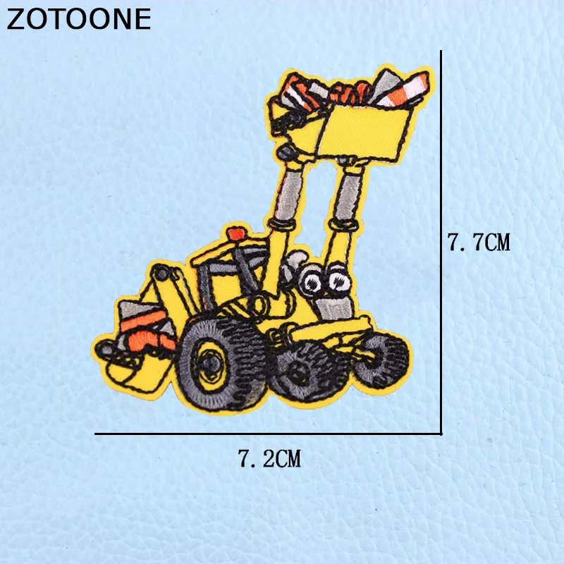 ZOTOONE крутые различные Мультяшные автомобильные нашивки для детей утюжок на