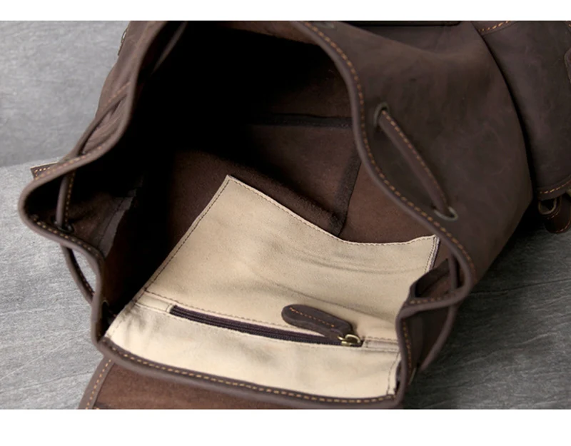 AETOO Mad Horse Leather large capacity double shoulder bag male imported head cowhide handmade leather travel Bag