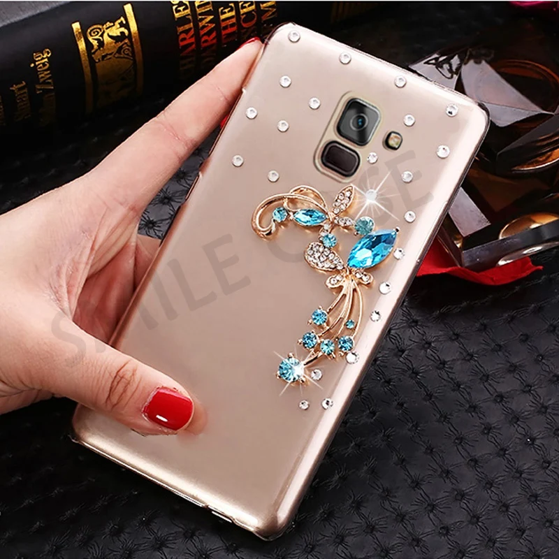 Чехол Smile для Samsung galaxy A8 2018 A530 5 6 "прозрачный пластиковый чехол со стразами Plus A730F