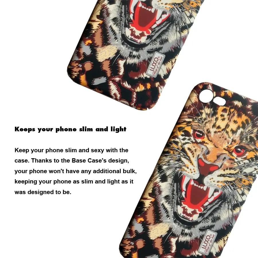 classic animals case for apple iphone 7 smooth hard back cover tiger wolf leopard ultra thin with free gift screen protector free global shipping