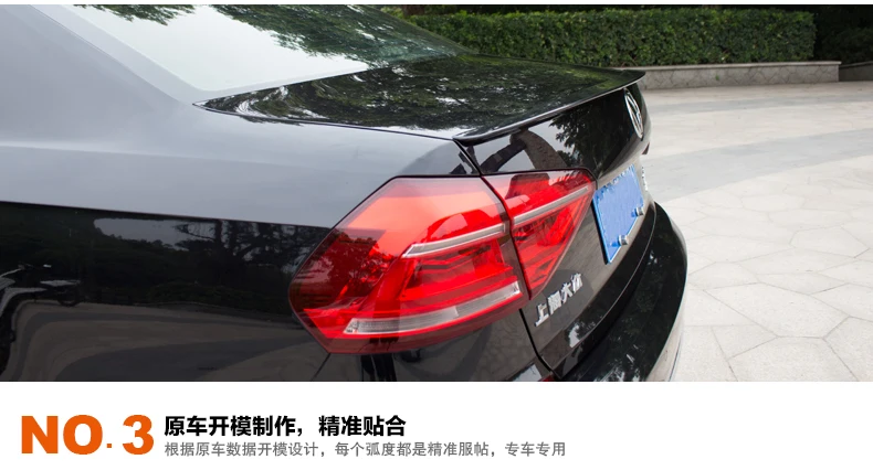 

Fit for volkswagen Passat 2016 ABS rear spoiler rear wing DIFFERENT color spoiler