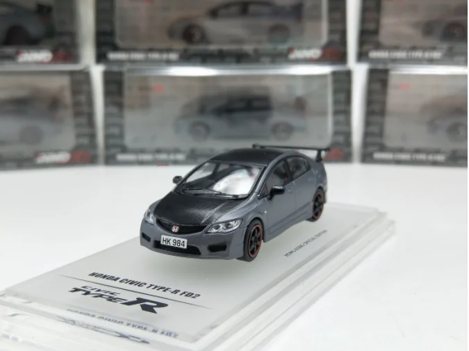 Оригинальная фабрика 1:64 HON DA CIVIC Тип R FD2 автомобильные игрушки из сплава для детей