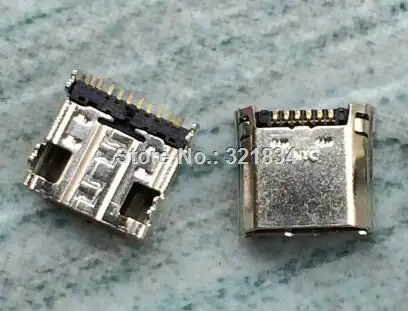 100 шт./лот Micro USB порт коннектор для samsung GALAXY Tab 3 7 0 SM T210 T21I 9200 I9205 P5200 T211|port connector|l