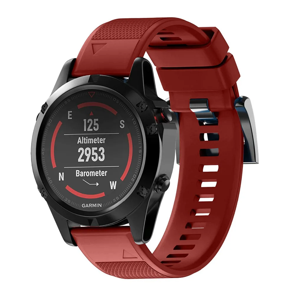 Спортивный ремешок для Garmin Fenix 5/5X/Φ часов быстросъемный простой в использовании
