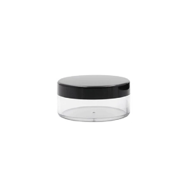 Портативная 30 г 50 пластиковая свободная банка для порошка с ситом пустой