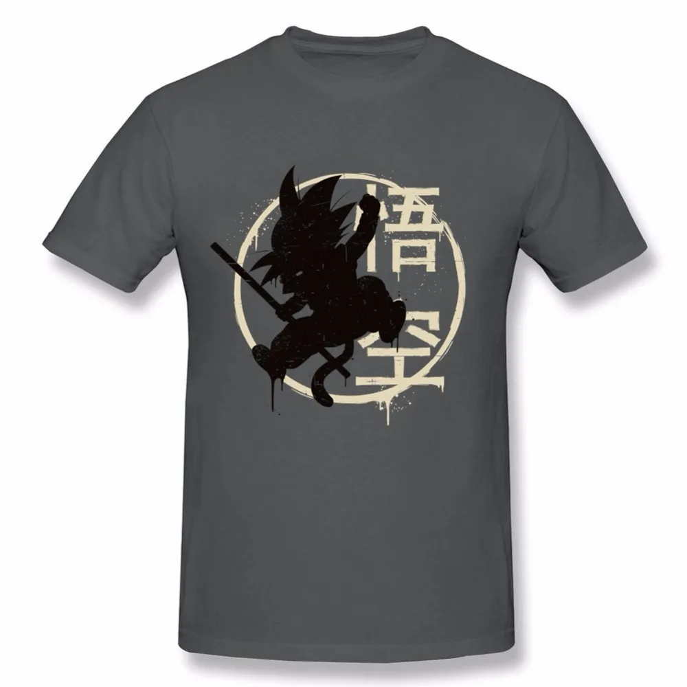 Pop Goku Jump Top Tee Teenage Pre-Cotton Shirts Online Designer Round Collar Mens Tshirt | Мужская одежда