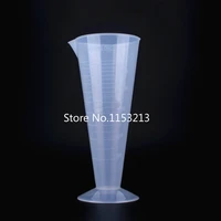 5 pcslot 500ml capacity clear graduated plastic conica measuring cup pp cylinder plastic beaker of laboratory supplies