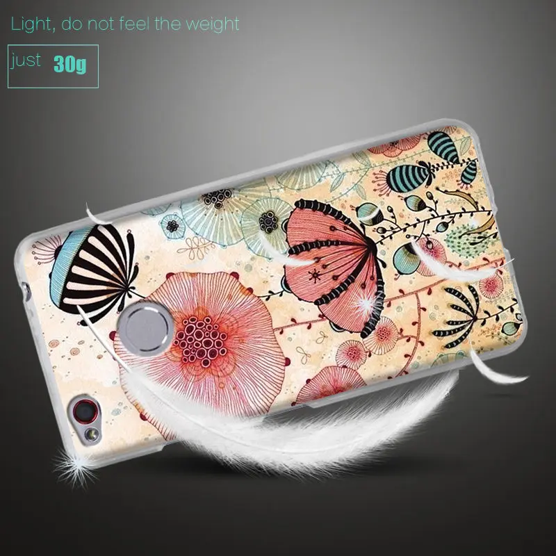Чехол для Funda ZTE nubia N1 5 &quot классный дизайн милый чехол с принтом роскошный мягкий