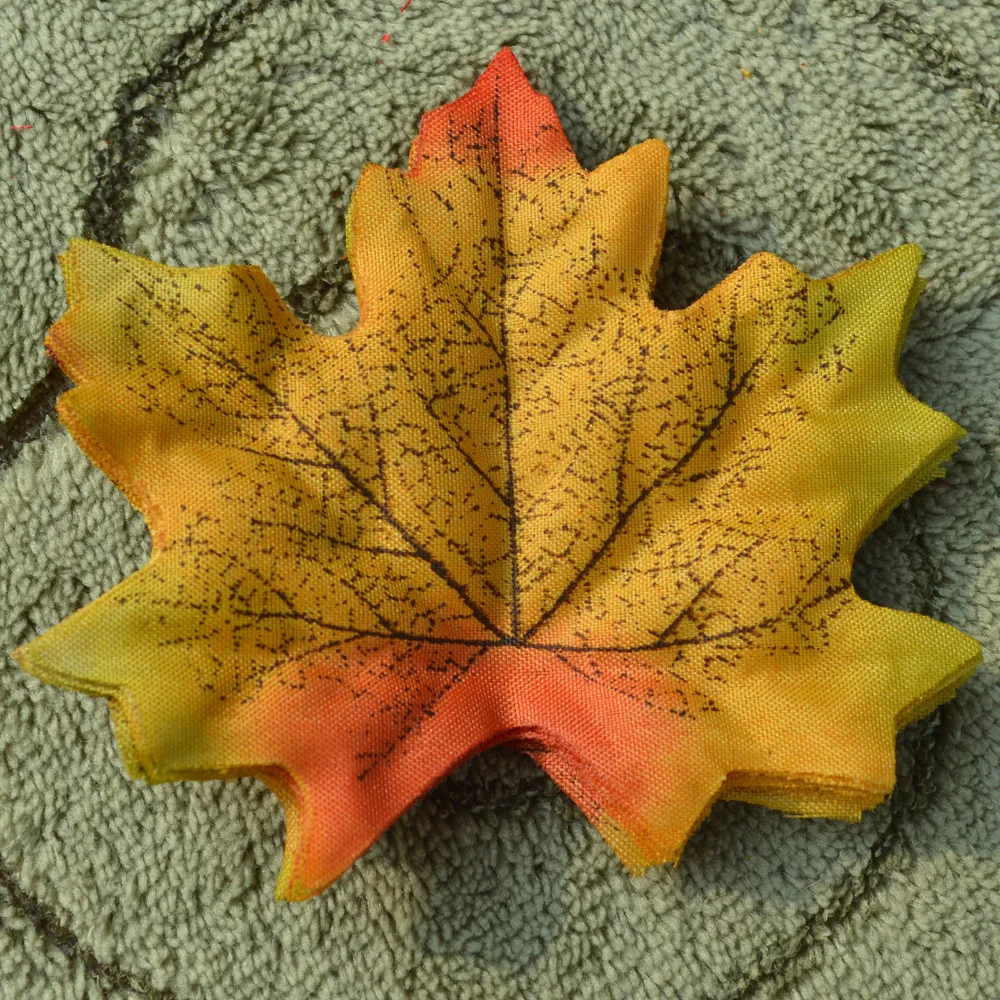 100 шт. искусственные осенние листья кленового листа | Дом и сад