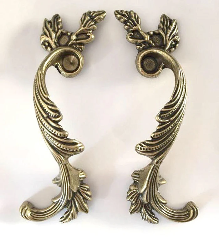 

Антикварные ручки для кухонного шкафа, 96 мм, симметричные ручки для выдвижного ящика комода, ручка для кухни оборудование для обработки меб...