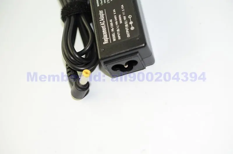 JIGU замена 19V 2.15A 5 5*1 7 MM 40W для ноутбука Acer Aspire One A150 D150 D250 D260 D270 W500 AC зарядное