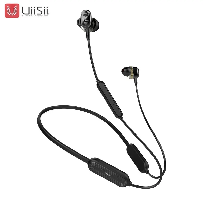 UiiSii BN90 Беспроводная гарнитура Bluetooth Hi-Fi гибридная технология наушники-вкладыши IPX5 Водонепроницаемый BT4.1 для телефона Mi huawei