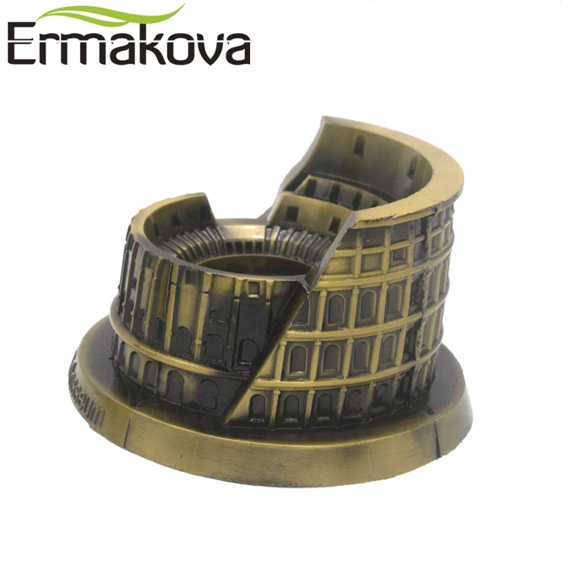 Металлическая фигурка римского колозея ERMAKOVA итальянская статуя модель всемирно