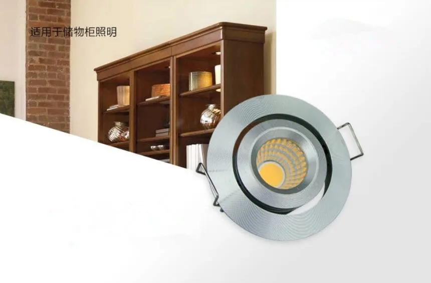 Приглушаемый 30 шт./лот миниатюрный светодиодный потолочный светильник 3 Вт лампа