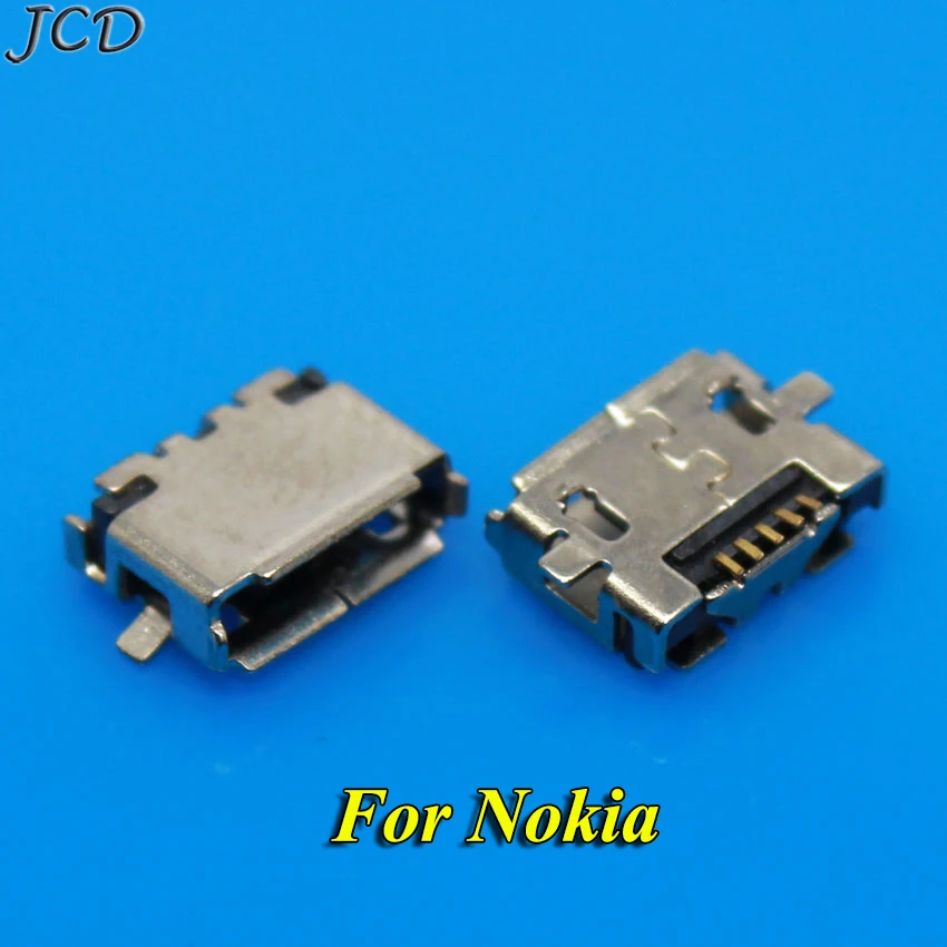 JCD 5шт микро USB разъем для Nokia e7 X2 Lumia 822 N822 E7 00 lumia зарядное устройство разъём зарядки