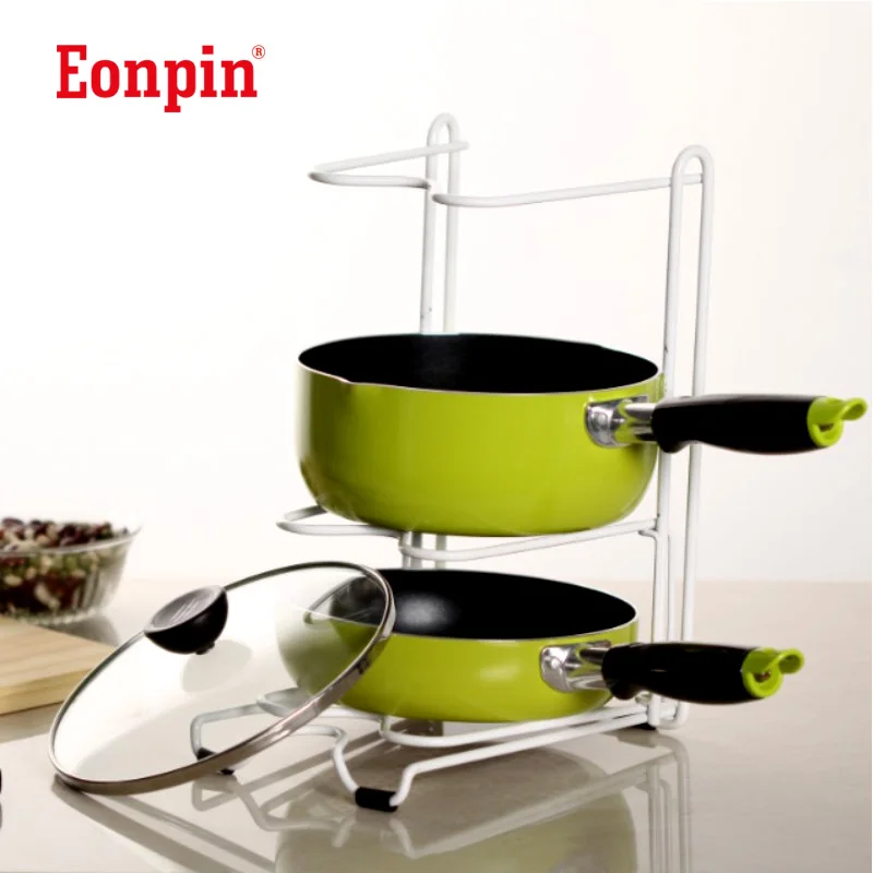 Нержавеющая сталь многофункциональный хранения стойку держатель для горшок