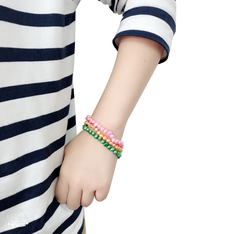 Недорогой браслет из натурального жемчуга для женщин многоцветный Браслет