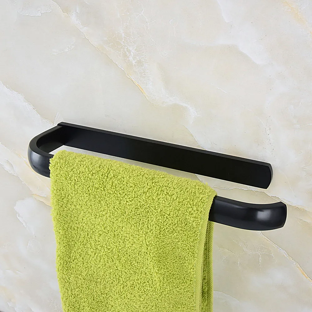 Настенный Черный латунный держатель для полотенец mba187 | Обустройство дома