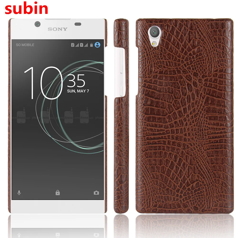 

For Sony Xperia L1 G3311 G3312 G3313 Case Luxury Retro Fashion Crocodile Leather Cover For Sony Xperia L1 Phone Bag Cases