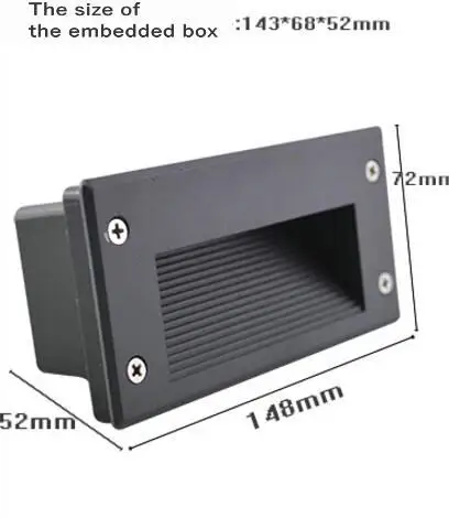 Бесплатная доставка супер яркий светодиодный светильник 6 Вт с бортиком ножной