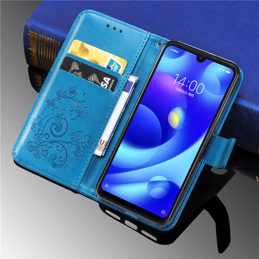 Чехол xiaomi Mi Play с откидной крышкой 5 84 дюймов 3D Рельефный цветочный узор кожаный