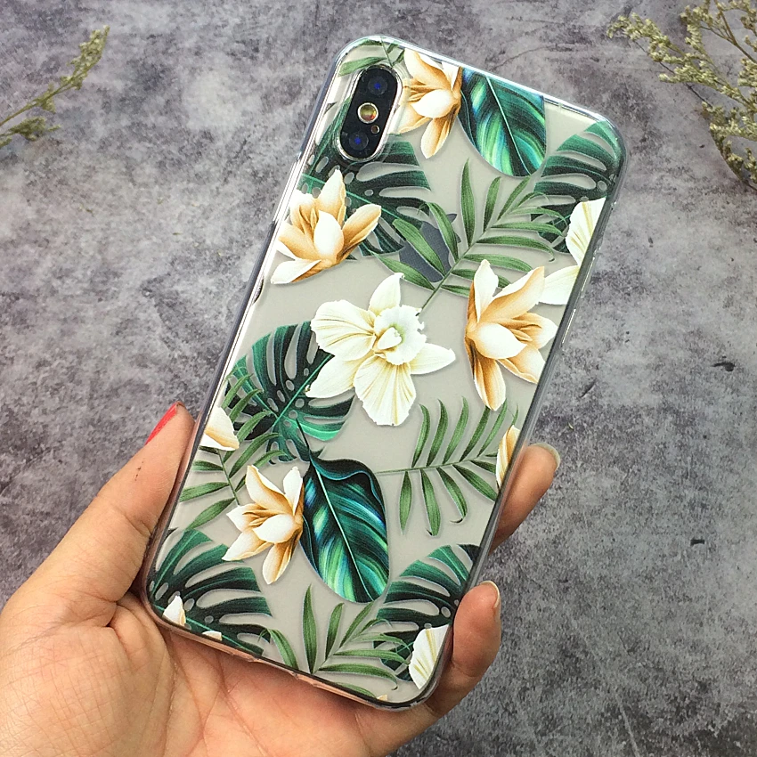 14 Чехол для телефона s для iPhone 7 8 Plus чехол для iPhone X XS 11Pro чехол для MAX XR кактус мягкий чехол для iPhone 6 Чехол 6S 5 5S SE Capa - Цвет: 14