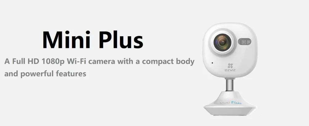 HIKVISION EZVIZ C2 Mini Plus 1080P Wifi мини-камера поддерживает SD карту Двусторонняя аудио 135 ультра-широкоугольный объектив Обнаружение движения