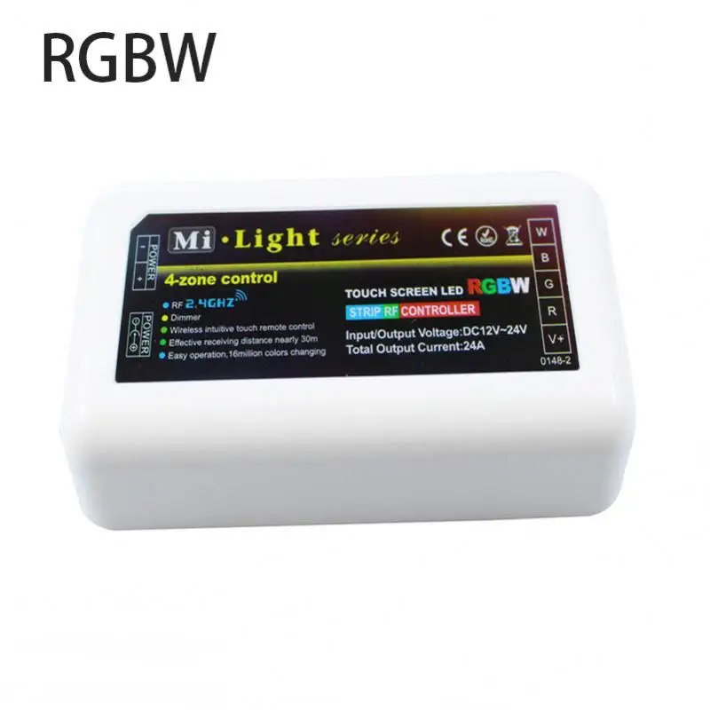 

Miboxer 2.4G 4-Zone Wireless RF Wireless single/RGB/RGBW LED Controller Dimmer for For 5050 3528 RGBW Led Strip Light bulb la