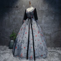 v neck quinceanera dresses 2019 organza embroidery masquerade ball gown sweet 16 dress vestidos de 15 anos