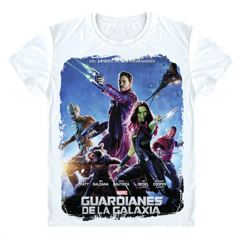 Guardians of the Galaxy 2 Мужская футболка с аниме летняя мужская коротким рукавом модные