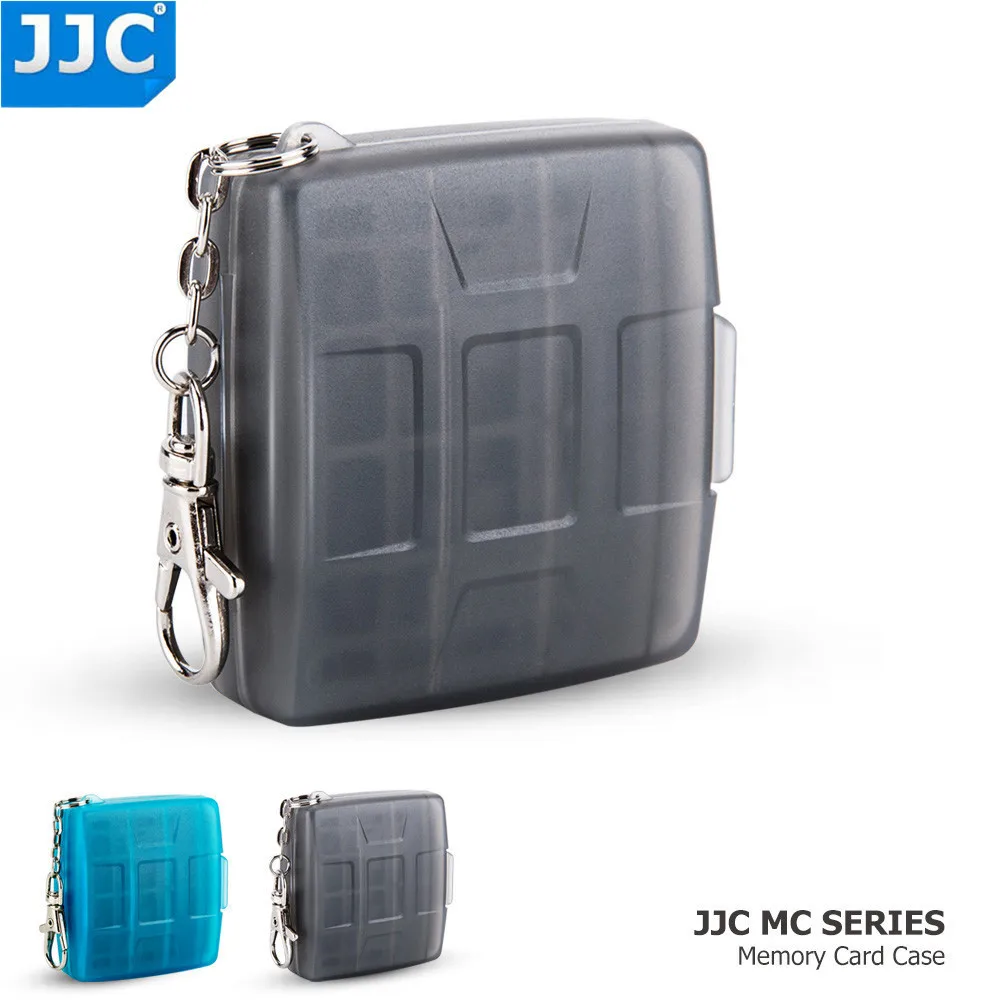 JJC SD CF TF SIM Nano Card Water-Resistant Camera Memory Storage Case Compact Tough Box | Электроника