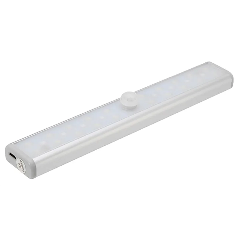 ARILUX ночной Светильник s 20 Белый светодиодный и 8 УФ USB Перезаряжаемый светильник с