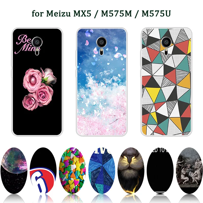 Прозрачный чехол для Meizu MX5 M575U Redrose Обложка 5 дюймов Полная защита ультра тонкий