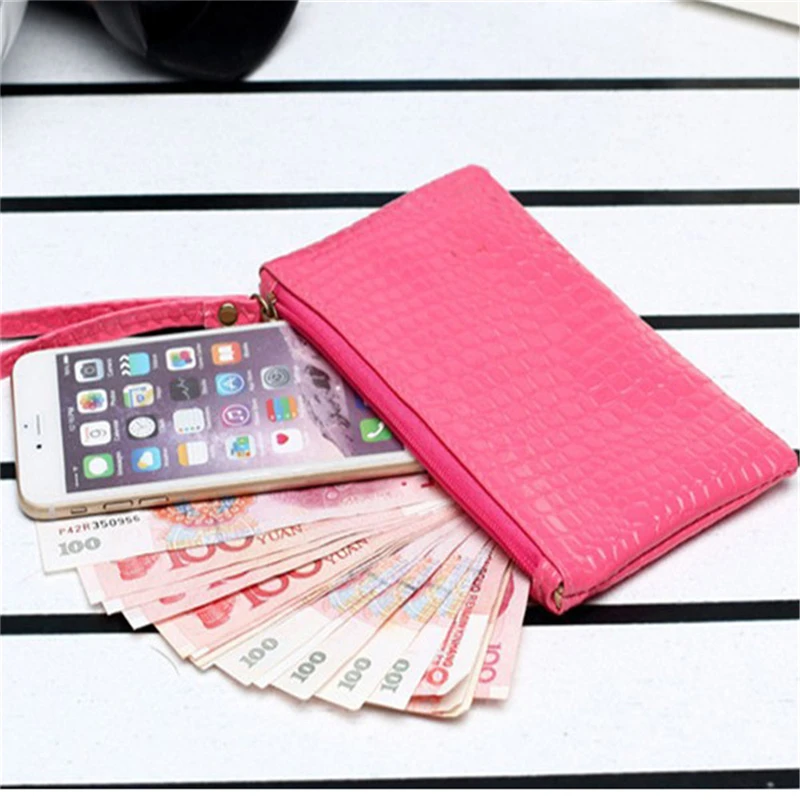 

Fashion Womens PU Leather Wallet Card Button Clutch Purse Long Handbag Mini Bag