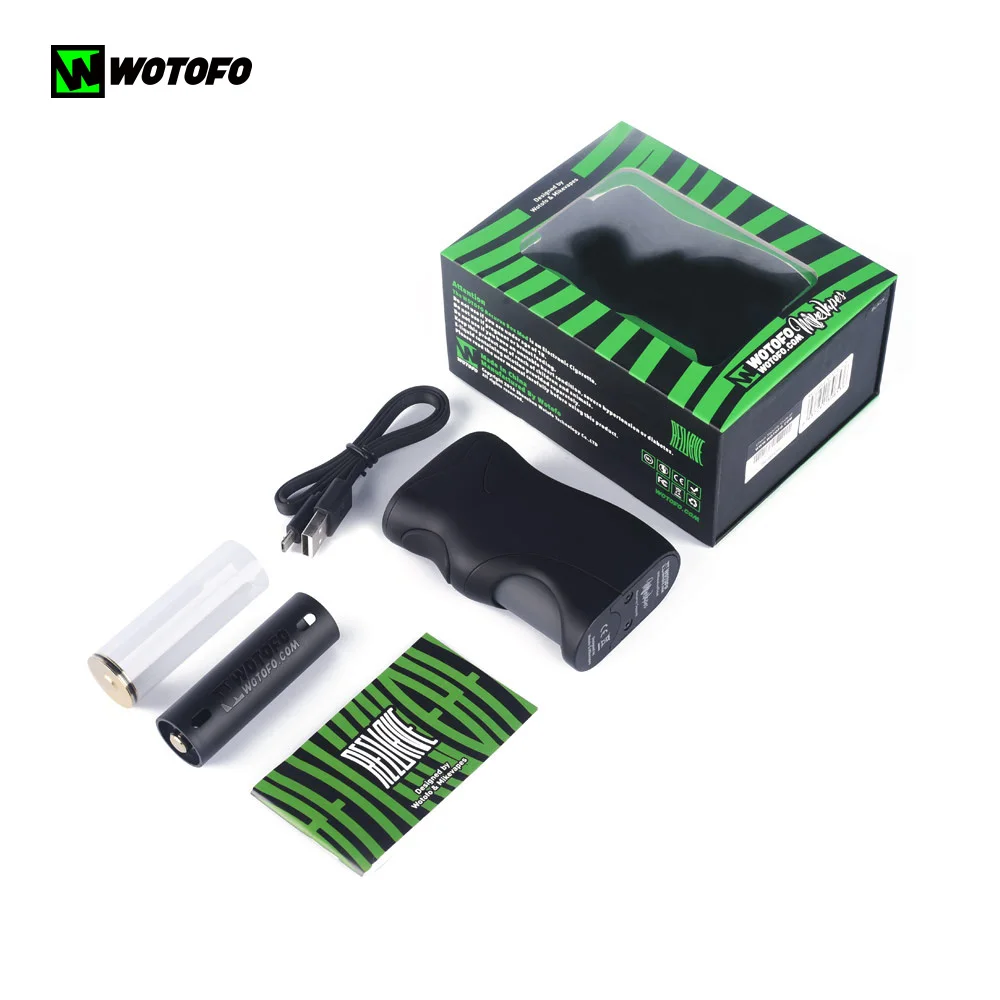 Оригинальный Wotofo Рекурсивный блок мод без 18650 20650 20700 21700 8 мл Vape Mod fit Recurve RDA